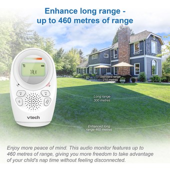 Vtech enhanced range digital audio shop monitor dm1211